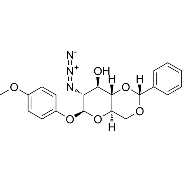 4-Methoxyphenyl 2-azido-4,6-O-benzylidene-2-deoxy-β-D-glucopyranoside 1430068-18-0